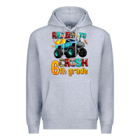 Heather Grey ready to school crush 6th grade Premium Hoodie - AdoDesignShop