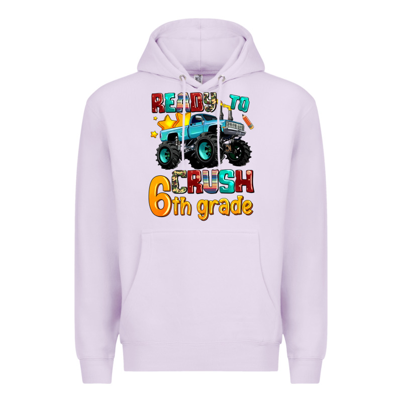 Ready To School Crush 6th Grade Premium Hoodie by AdoDesignShop | Teevron