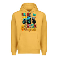 Mustard ready to school crush 6th grade Premium Hoodie - AdoDesignShop