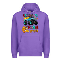 Purple ready to school crush 6th grade Premium Hoodie - AdoDesignShop