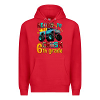 Red ready to school crush 6th grade Premium Hoodie - AdoDesignShop