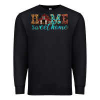 Black home sweet home Premium Sweatshirt - texasbilliewilder