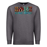 Charcoal Heather home sweet home Premium Sweatshirt - texasbilliewilder