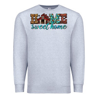 Heather Grey home sweet home Premium Sweatshirt - texasbilliewilder