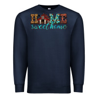 Navy home sweet home Premium Sweatshirt - texasbilliewilder