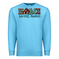 Ocean Blue home sweet home Premium Sweatshirt - texasbilliewilder