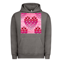 Pigment Tornado valentines day hearts seamless pattern Urban Hoodie - BundleAndBundleShop