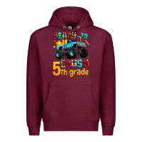 Burgundy ready to school crush 5th grade Premium Hoodie - AdoDesignShop