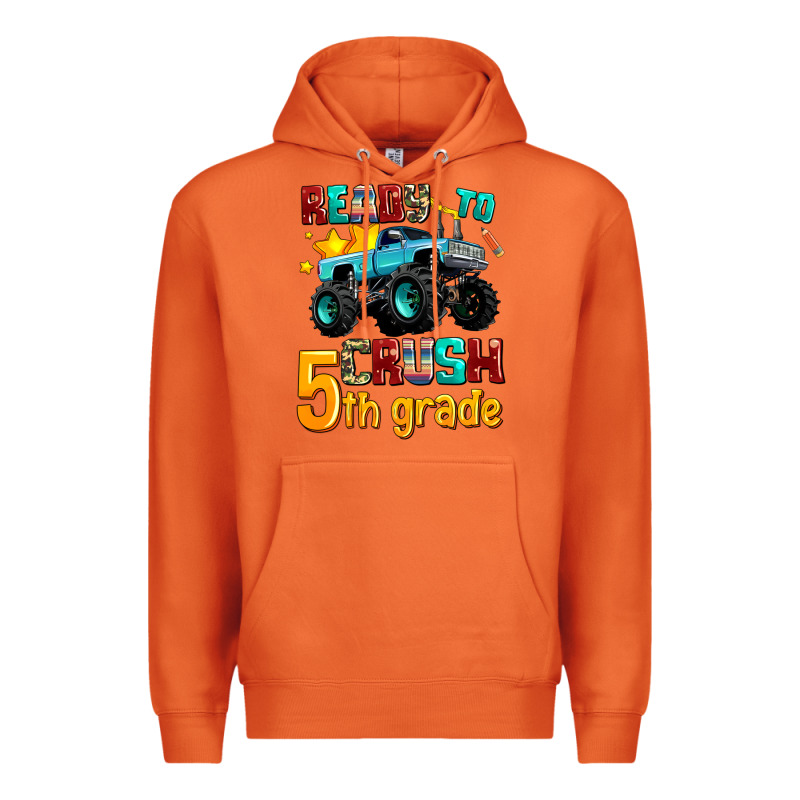Ready To School Crush 5th Grade Premium Hoodie by AdoDesignShop | Teevron
