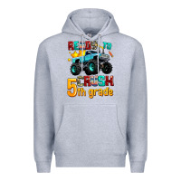 Heather Grey ready to school crush 5th grade Premium Hoodie - AdoDesignShop