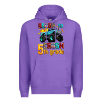 Purple ready to school crush 5th grade Premium Hoodie - AdoDesignShop