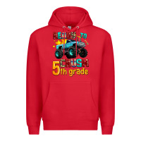 Red ready to school crush 5th grade Premium Hoodie - AdoDesignShop