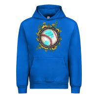 Cobalt baseball gemstone sunflower Urban Hoodie - JahusDesignShop