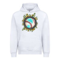 White baseball gemstone sunflower Urban Hoodie - JahusDesignShop