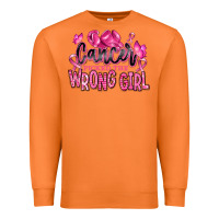 Cancer Picked The Wrong Girl Premium Sweatshirt | Teevron
