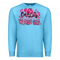 Ocean Blue cancer picked the wrong girl Premium Sweatshirt - RanaPortraitStore