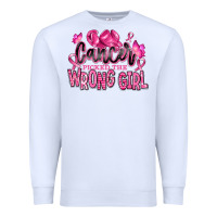 White cancer picked the wrong girl Premium Sweatshirt - RanaPortraitStore