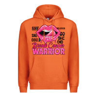 Carrot breast cancer warrior lips Premium Hoodie - JahusDesignShop