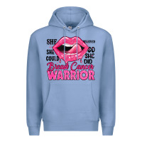 Colony Blue breast cancer warrior lips Premium Hoodie - JahusDesignShop