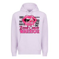 Lilac breast cancer warrior lips Premium Hoodie - JahusDesignShop