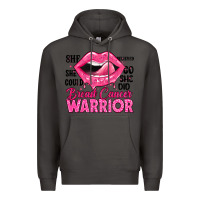 Smoke breast cancer warrior lips Premium Hoodie - JahusDesignShop