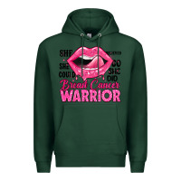 Sports Green breast cancer warrior lips Premium Hoodie - JahusDesignShop