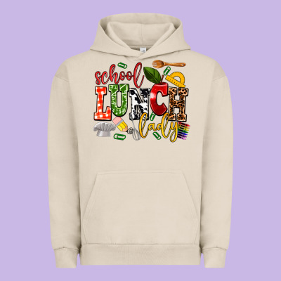 School Lunch Lady Urban Hoodie Designed By Adodesignshop