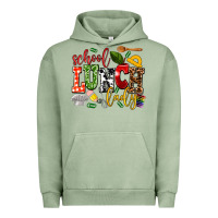 Pigment Oil Green school lunch lady Urban Hoodie - AdoDesignShop
