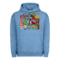 Pigment Pebble Blue school lunch lady Urban Hoodie - AdoDesignShop