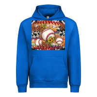 Cobalt baseball leopard cowhide sunflower Urban Hoodie - JahusDesignShop