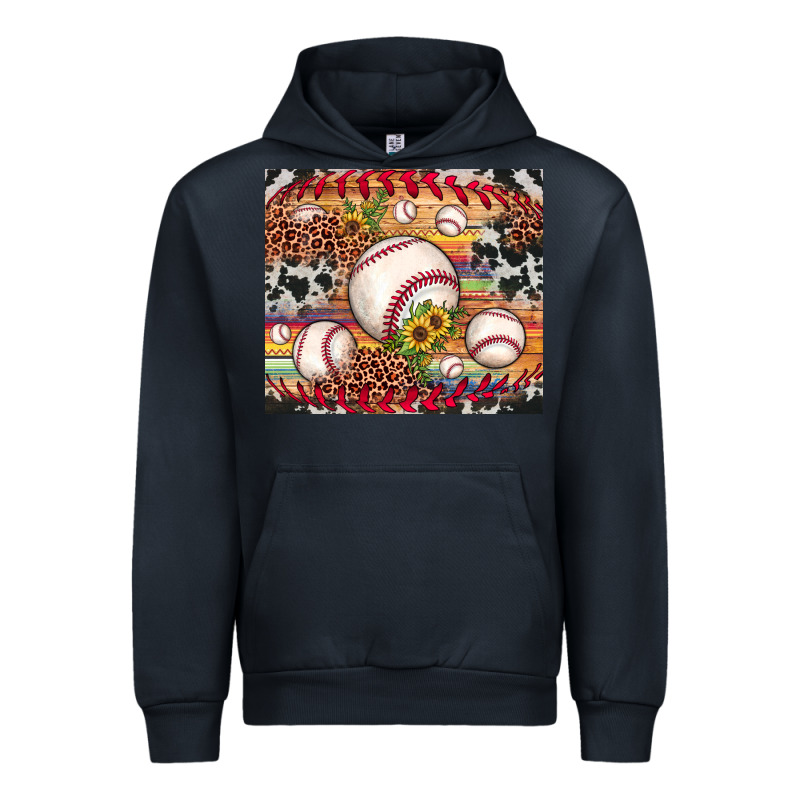 Baseball Leopard Cowhide Sunflower Urban Hoodie by JahusDesignShop | Teevron