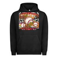 Pigment Black baseball leopard cowhide sunflower Urban Hoodie - JahusDesignShop