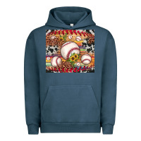 Pigment Midnight Navy baseball leopard cowhide sunflower Urban Hoodie - JahusDesignShop