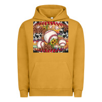 Pigment Peanut Butter baseball leopard cowhide sunflower Urban Hoodie - JahusDesignShop