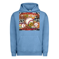 Pigment Pebble Blue baseball leopard cowhide sunflower Urban Hoodie - JahusDesignShop