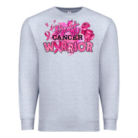 Heather Grey breast cancer warrior Premium Sweatshirt - RanaPortraitStore