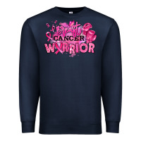 Navy breast cancer warrior Premium Sweatshirt - RanaPortraitStore