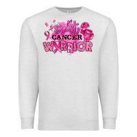 Oatmeal Heather breast cancer warrior Premium Sweatshirt - RanaPortraitStore