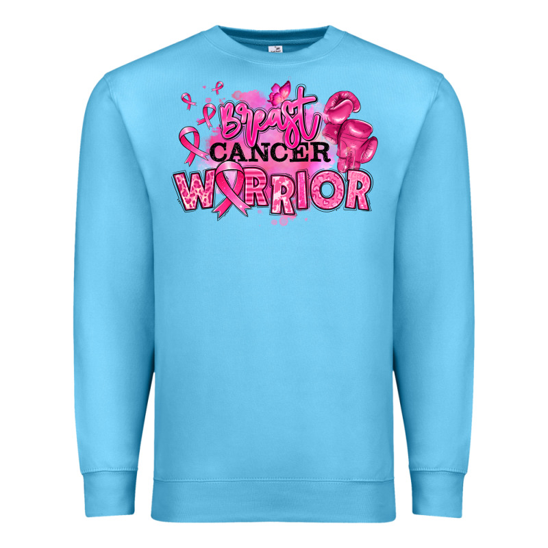 Breast Cancer Warrior Premium Sweatshirt by RanaPortraitStore | Teevron