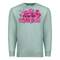 Seafoam breast cancer warrior Premium Sweatshirt - RanaPortraitStore