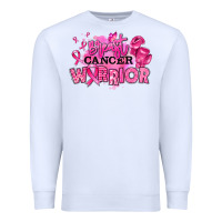 White breast cancer warrior Premium Sweatshirt - RanaPortraitStore