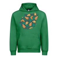 Emerald christmas gingerbread cookies patch Urban Hoodie - BundleAndBundleShop