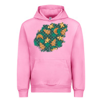 Fuchsia Pink christmas gingerbread cookies patch Urban Hoodie - BundleAndBundleShop