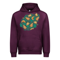 Mauve Wine christmas gingerbread cookies patch Urban Hoodie - BundleAndBundleShop