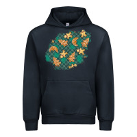 Navy christmas gingerbread cookies patch Urban Hoodie - BundleAndBundleShop