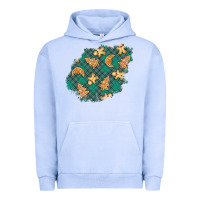 Pigment Grape Ice christmas gingerbread cookies patch Urban Hoodie - BundleAndBundleShop
