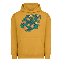 Pigment Peanut Butter christmas gingerbread cookies patch Urban Hoodie - BundleAndBundleShop
