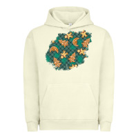 Pigment Pistachio christmas gingerbread cookies patch Urban Hoodie - BundleAndBundleShop