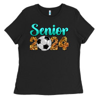 Black soccer senior 2024 Ladies Tee - BarkalooDesign