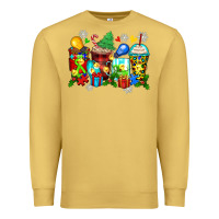 Antique Gold autism christmas coffee cups Premium Sweatshirt - Zillion Design Studio